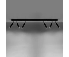 Sollux Lighting Lubinis šviestuvas EYETECH 6 juodas