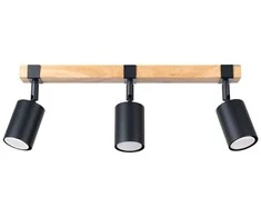 Sollux Lighting Lubinis šviestuvas FAGER 3 juodas