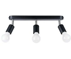 Sollux Lighting Lubinis šviestuvas FORNES 3 juodas