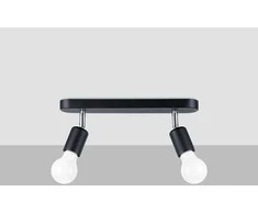 Sollux Lighting Lubinis šviestuvas FORNES 2 juodas