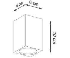 Sollux Lighting Lubinis šviestuvas KEKE 10 ąžuolas