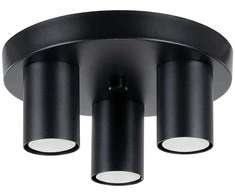 Sollux Lighting Lubinis šviestuvas LAGOS 3P juodas