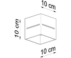 Sollux Lighting Lubinis šviestuvas LOBO baltas