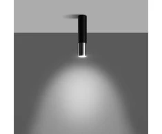 Sollux Lighting Lubinis šviestuvas LOOPEZ juodas/chromas