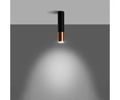 Sollux Lighting Lubinis šviestuvas LOOPEZ juodas/varis