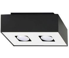 Sollux Lighting Lubinis šviestuvas MONO 2 juodas