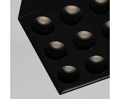 Sollux Lighting Lubinis šviestuvas OZZY juodas LED