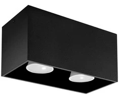 Sollux Lighting Lubinis šviestuvas QUAD juodas