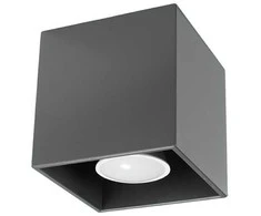 Sollux Lighting Lubinis šviestuvas QUAD 1 antracito spalvos