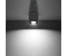 Sollux Lighting Lubinis šviestuvas QUAD 1 antracito spalvos