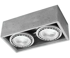 Sollux Lighting Lubinis šviestuvas QUATRO 2 concrete