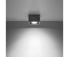 Sollux Lighting Lubinis šviestuvas QUATRO 1 betonas