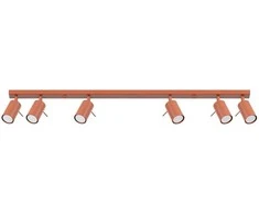 Sollux Lighting Lubinis šviestuvas RING 6L raudona ochra