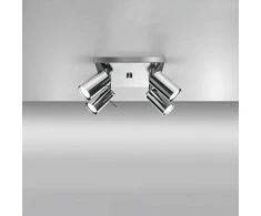 Sollux Lighting Lubinis šviestuvas RING 4 chromas
