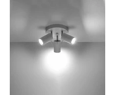 Sollux Lighting Lubinis šviestuvas RING 3P baltas