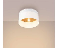 Sollux Lighting Lubinis šviestuvas TELESTO baltas/šviesiai rudas