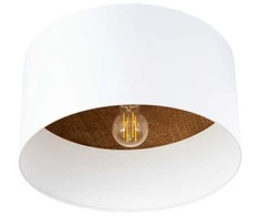 Sollux Lighting Lubinis šviestuvas TELESTO baltas/tamsiai rudas