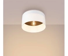 Sollux Lighting Lubinis šviestuvas TELESTO baltas/tamsiai rudas