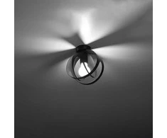 Sollux Lighting Lubinis šviestuvas TULOS juodas