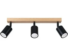 Sollux Lighting Lubinis šviestuvas VERDO 3L juodas
