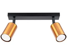 Sollux Lighting Lubinis šviestuvas WINX 2 juodas/kuperis