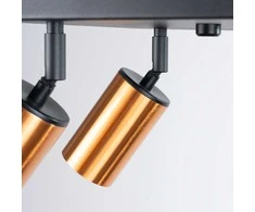 Sollux Lighting Lubinis šviestuvas WINX 4 juodas/kuperis