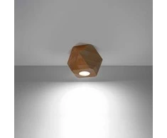 Sollux Lighting Lubinis šviestuvas WOODY 1 natūralaus medžio