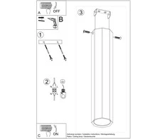 Sollux Lighting Lubinis šviestuvas ZEKE 30 ąžuolas