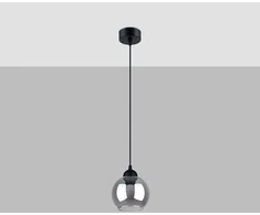 Sollux Lighting Pakabinamas šviestuvas ALINO 1 juodas