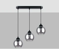 Sollux Lighting Pakabinamas šviestuvas ALINO 3 juodas