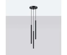 Sollux Lighting Pakabinamas šviestuvas ARCHE 3P juodas
