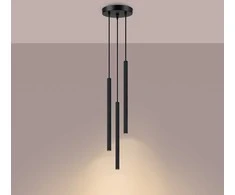 Sollux Lighting Pakabinamas šviestuvas ARCHE 3P juodas