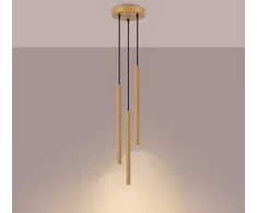 Sollux Lighting Pakabinamas šviestuvas ARCHE 3P auksinis