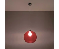 Sollux Lighting Pakabinamas šviestuvas BALL raudonas