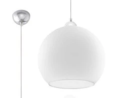 Sollux Lighting Pakabinamas šviestuvas BALL baltas