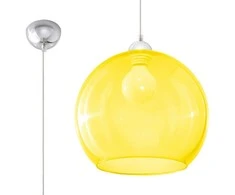 Sollux Lighting Pakabinamas šviestuvas BALL geltonas