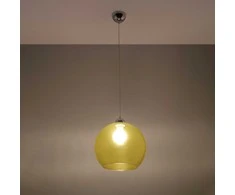 Sollux Lighting Pakabinamas šviestuvas BALL geltonas