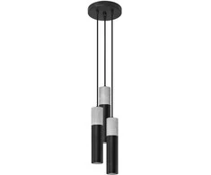 Sollux Lighting Pakabinamas šviestuvas BORGIO 3P juodas