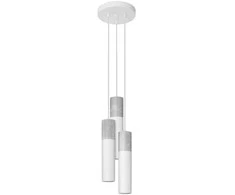 Sollux Lighting Pakabinamas šviestuvas BORGIO 3P baltas