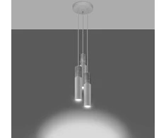 Sollux Lighting Pakabinamas šviestuvas BORGIO 3P baltas
