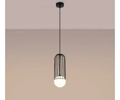 Sollux Lighting Pakabinamas šviestuvas BRINA 1 juodas