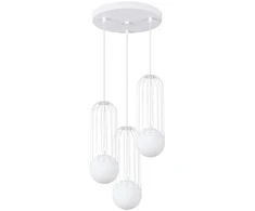 Sollux Lighting Pakabinamas šviestuvas BRINA 3P baltas