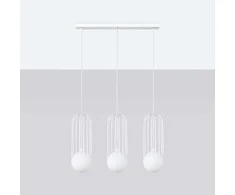 Sollux Lighting Pakabinamas šviestuvas BRINA 3L baltas