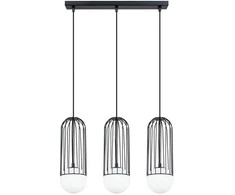 Sollux Lighting Pakabinamas šviestuvas BRINA 3L juodas