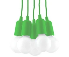 Sollux Lighting Pakabinamas šviestuvas DIEGO 5 žalias
