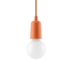 Sollux Lighting Pakabinamas šviestuvas DIEGO 1 oranžinis