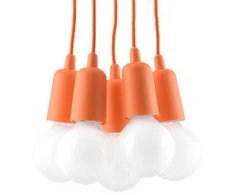 Sollux Lighting Pakabinamas šviestuvas DIEGO 5 oranžinis