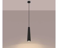 Sollux Lighting Pakabinamas šviestuvas ELECTRA juodas betonas