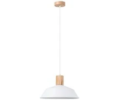 Sollux Lighting Pakabinamas šviestuvas FANO baltas