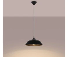 Sollux Lighting Pakabinamas šviestuvas FRIKA juodas